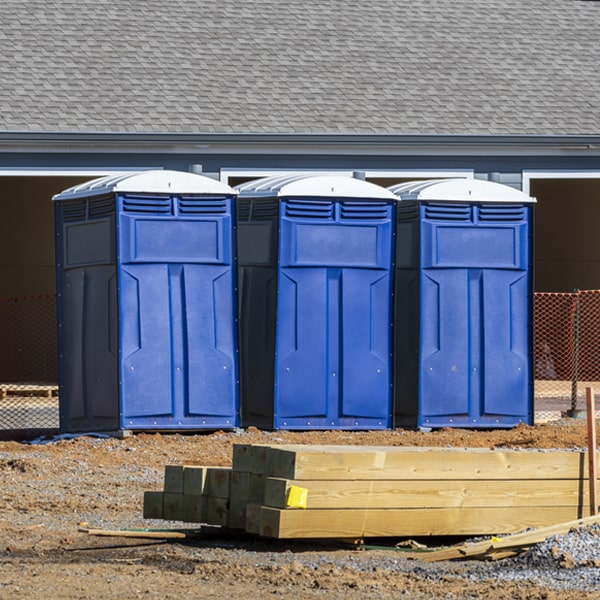 are there any restrictions on what items can be disposed of in the porta potties in Swain NY